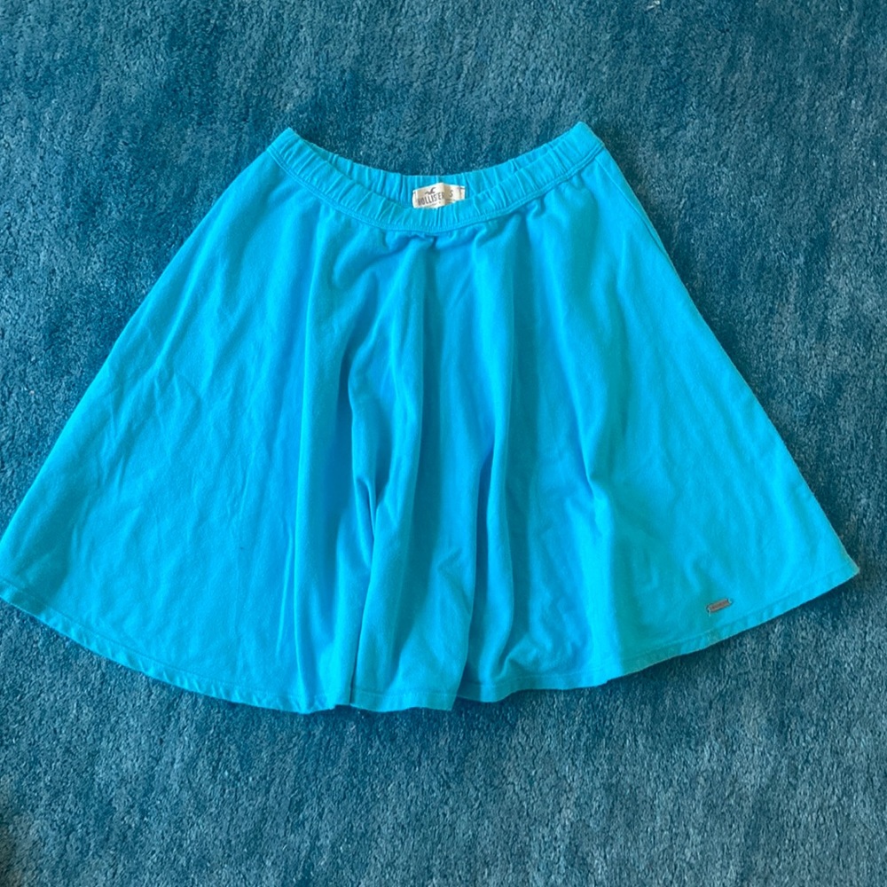 Hollister turquoise skater skirt